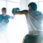 Two Boxers Fighting