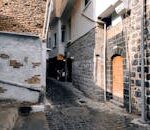 Rocky Narrow Alley in Town