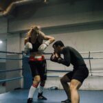Two People Doing Boxing